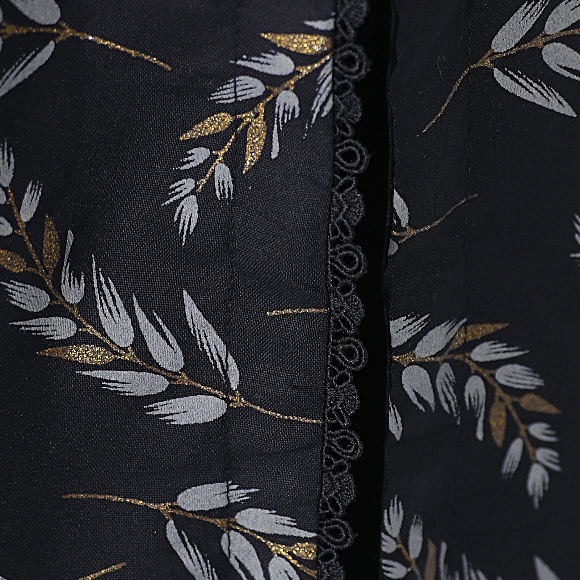 AlKaram Dhanak 2 Piece Beautiful Leaf Pattern With Plain Trouser