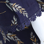 AlKaram Dhanak 2 Piece Beautiful Leaf Pattern With Plain Trouser