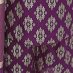 AlKaram Khaddar 3 Piece with Matching Trouser and Banarsi Tilla Shawl