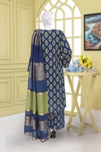 AlKaram Khaddar 3 Piece with Matching Trouser and Banarsi Tilla Shawl