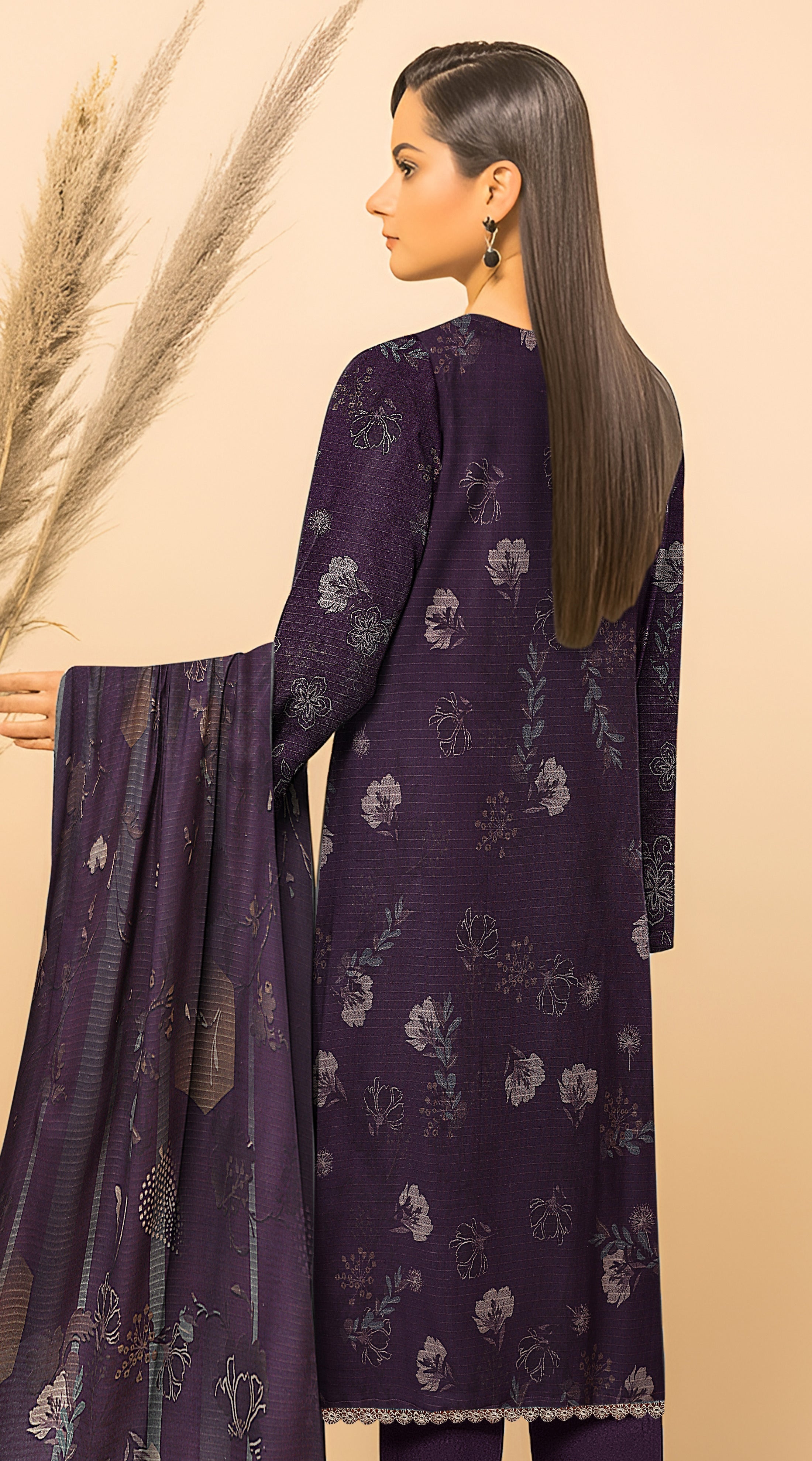 Dhanak Bana Dora 3 Piece Executive Quality Digital Print with Heavy Embriodery